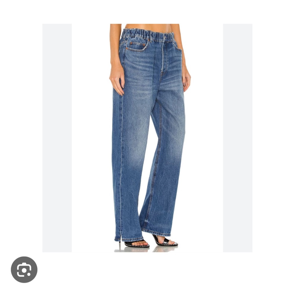 Alexander wang elastic waist baggy jeans